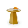 Măsuță de cafea Loca, design minimalist, blat rotund, structură din lemn, 50x47 cm, personalizabil picture - 3