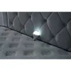 Pat + Saltea gratis  Sleep Maker, gri  Baby Face 25- 160x200 cm, structură durabilă, tapițerie premium, saltea ortopedică inclusă, design rafinat picture - 3