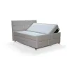 Pat Smarald boxspring, cu spațiu de depozitare, picioare metalice, saltea Pocket, 160x200 cm picture - 4