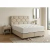 Pat Tapițat + Saltea gratis, Wool & Cotton, bej MB1302 - 180/200 cm, boxspring cu depozitare picture - 1