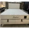 Saltea Amber, strat topper integrat, confort ortopedic, grosime 32 cm, 160x200 cm, crem picture - 4