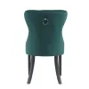 Scaun tapițat Mira MC, picioare din lemn negru, design elegant cu nasturi, șezut ergonomic, tapițerie premium, personalizabil picture - 11