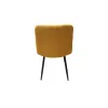 Scaun tapitat Velvet,stofa Vardo 44x42x89 cm culoare galben picture - 4