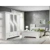 Dormitor Idento, Set Mobilier Clasic, PAL și MDF, 160x200 cm, Alb Alpin picture - 3