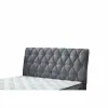 Pat + Saltea gratis Comfort, gri - 140x200 cm, ladă depozitare, somieră rabatabilă, structură metal + lemn + PAL, tapițerie stofă premium picture - 7
