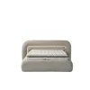 Set pat + Saltea Gratis ,tapițat Tosco 200x200 cm crem cu somieră rabatabilă si ladă depozitare picture - 4