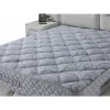 Set pat+Saltea Gratis tapițat Vizyon XXL  160x200 cm crem cu somieră rabatabilă, ladă depozitare picture - 7