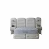 Set pat+Saltea Gratis tapițat Vizyon XXL  180x200 cm crem cu somieră rabatabilă, ladă depozitare picture - 2