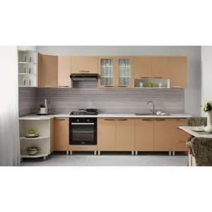 Bucătărie Fresh - cappuccino - 120/350  cm, set modular, PAL