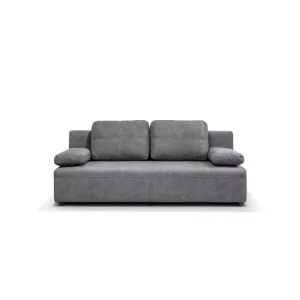 Canapea Nola, design modern cu spațiu generos de dormit, PAL și spumă poliuretanică, 200x100x90 cm, albastru