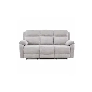 Canapea recliner electrica, relax, 3 locuri, tapiterie catifelata , suport picioare