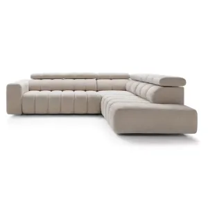 Colțar Modular electric Zurich A2E-C-OTTR/ OTTL-C-2EA, partial extensibil 292x219 cm - 3 Module, Design Organic Bubble
