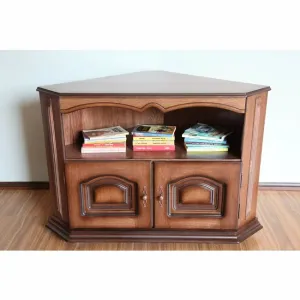 Comodă colț, cu 2 uși, din PAL, 105x62x76 cm, culoare la alegere