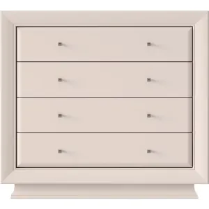 Comoda Largo KOM4S cu 4 sertare 107x38x96 cm  culoare cashmire