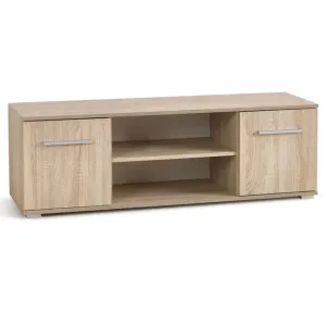 Comodă RTV1 Lima, finisaj elegant, PAL laminat, 137x40x44 cm, Sonoma