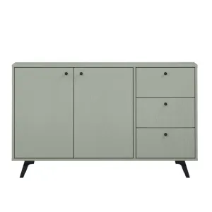 Comodă Siena Lux, design simplu și funcțional, PAL melaminat, 140x41x86 cm, Violet