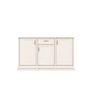 Comodă Sonata New Cashmir 3D/1S, stil clasic, spațiu depozitare mare, cadru MDF + PAL laminat, design elegant, 153x45x90.5 cm