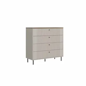 Comodă Tiramisu 4S – 4 Sertare Încăpătoare, Design Liniar