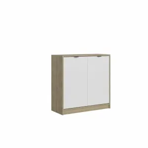 Comodă NEPON KOM2D, Dulap cu 2 Uși, Design Compact 80 cm