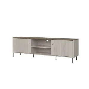 Comodă TV Tiramisu RTV2D – 2 Uși și Nișă Media, 153 cm