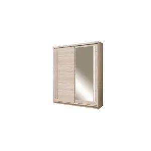 Dulap Effect 2-17, compartimentat, PAL melaminat, 215x175x60 cm, alb