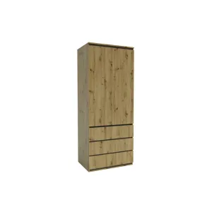 Dulap Idea Artisan, cu polite multiple, structură PAL melaminat + MDF, design modern, 80x210x57 cm, personalizabil