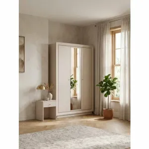 Dulap Largo SZF 3D cu trei usi 166,5x62x214 cm h culoare cashmire
