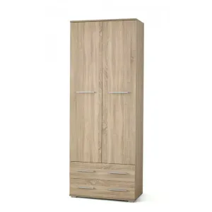 Dulap Lima REG2, spațiu inteligent, PAL laminat, 77x40x200 cm, Sonoma