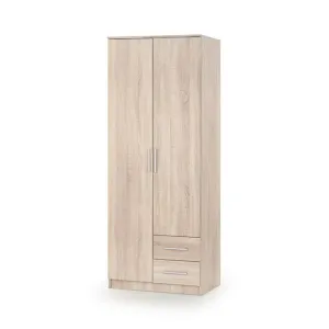 Dulap Lima S2, funcționalitate ridicată, PAL laminat, 80x52x205 cm, Sonoma
