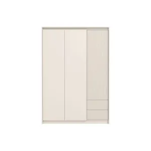 Dulap Monaco SZF3D2S, 3 uși și 2 sertare, PAL melaminat, 150x61x220 cm, Casmir