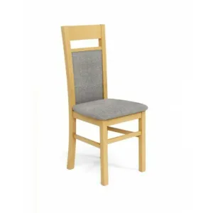 Scaun Gerard 2, lemn masiv fag + stofă, 46x52x97 cm, stejar miere / Inari 91
