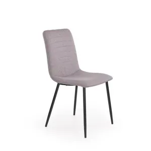Scaun K251, design modern și șezut ergonomic, material textil, 42x39x88 cm, gri