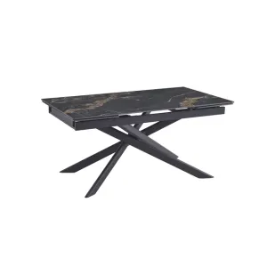 Masa extensibila Black Sand 160/240x90x77H culoare Neagra