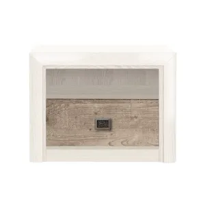 Noptiera koen II 58,5x40x44,5 h cm Pin Arizona /Stejar Nava