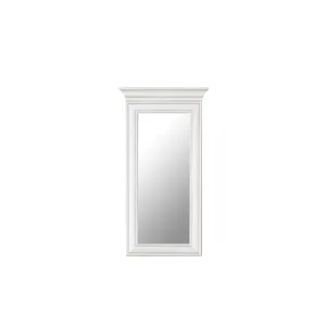 Oglindă Idento LUS/50, design clasic, PAL și MDF, 58,5x6,5x110 cm, alb alpin