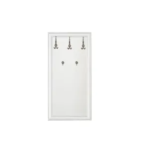 Placă cuier Idento WIE/75, sistem modular clasic, PAL și MDF, 75x3x144 cm, alb alpin