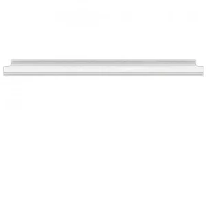 Poliță White 160, design minimalist, PAL melaminat rezistent, perfectă pentru rafturi suspendate, 160 cm, frasin alb/pin argintiu