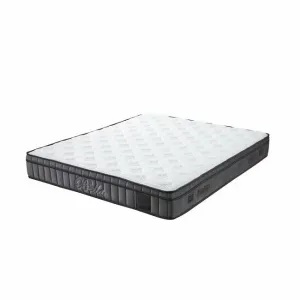 Saltea Bella gri - 180x200 cm, strat memory, duritate medie, grosime 24 cm, confort ortopedic