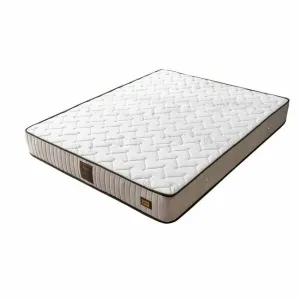 Saltea Nova, Bej - 180x200 cm, tehnologie Pocket Spring, strat bambus antibacterian, suport ortopedic