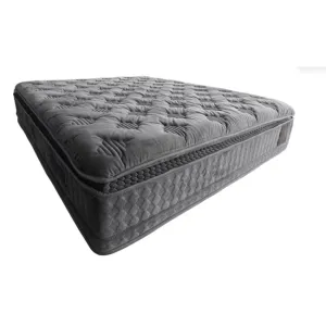 Saltea Raisa Premium, arcuri pocket 7 zone confort, spumă HR 5 cm, topper memory 5 cm, husă velvet baby face, fermitate medie, 160x200 cm