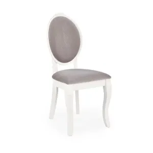 Scaun Velo, design ergonomic, plastic și metal, 44x53x96 cm, alb