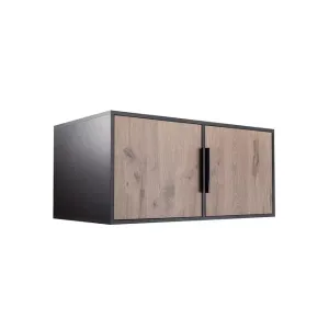 Suprapozabil Lati D2, extensie practică pentru depozitare, PAL melaminat, 100x45x57 cm, Stejar Viking