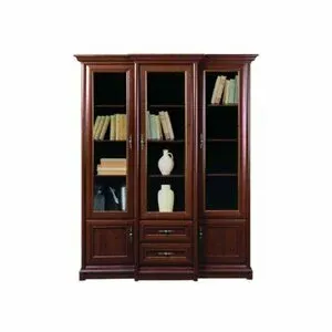 Vitrină Sonata 3W/2S, design elegant, spațiu depozitare generos, cadru MDF, PAL laminat, 168x50x205 cm