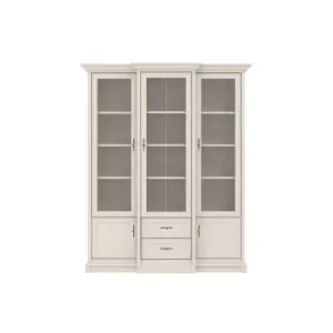 Vitrină Sonata NEW Cashmir 3W/2S, design elegant, spațiu depozitare generos, cadru MDF, PAL laminat, 168x50x205 cm