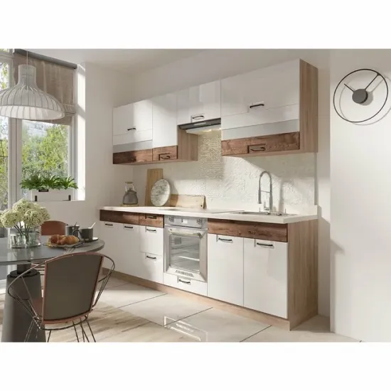 Bucătărie Favorit C Plus, Modulară Fără Blat Și Plintă, PAL Melaminat, 2.60 m picture - 2