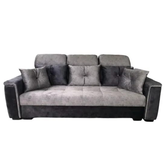 Canapea Paris extensibilă, culoare personalizabila - 240x100 cm, cu tetiere reglabile și saltea din spumă cu memorie picture - 10