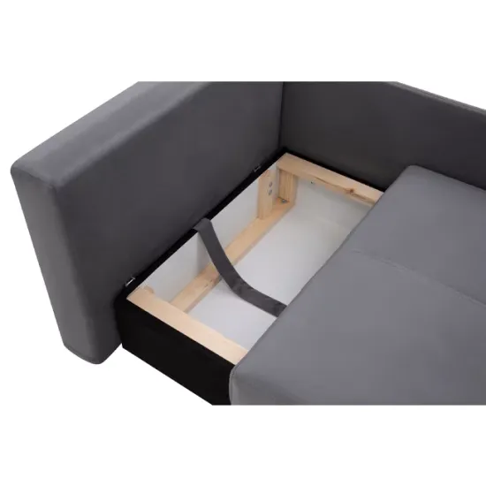 Canapea extensibilă Letto, ladă depozitare și suprafață de dormit 188x80 cm, spumă poliuretanică și arcuri sinusoidale, 148x83x86 cm, personalizabilă picture - 2