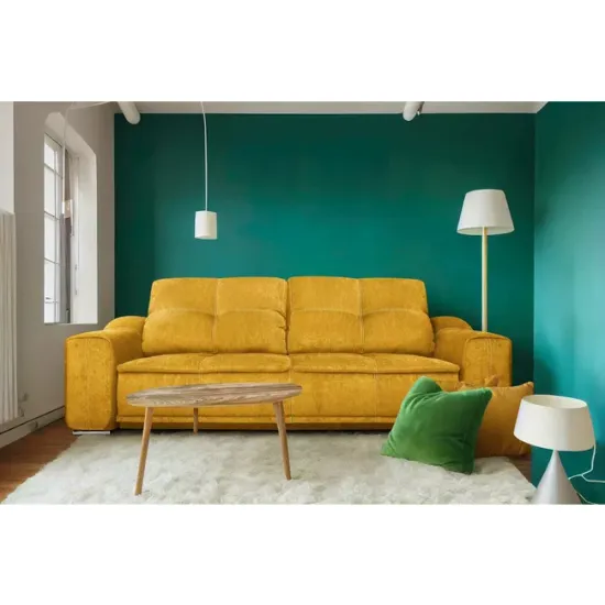 Canapea extensibilă Philadelphia, mecanism extensibil, structură lemn masiv, 255x110 cm, personalizabil picture - 17