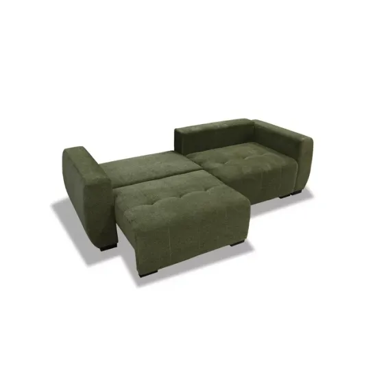 Canapea extensibilă Spike, ladă depozitare și spațiu de dormit 200x150 cm, spumă poliuretanică și arcuri sinusoidale, stofă rezistentă, 252x105x86 cm, personalizabil picture - 3