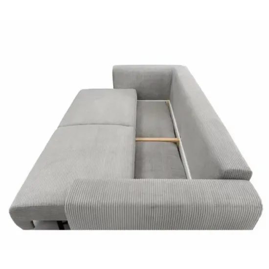 Canapea Veni extensibilă, spațiu de dormit generos și ladă depozitare, structură lemn masiv și PAL, 244x104x90 cm, culoare personalizabilă picture - 3